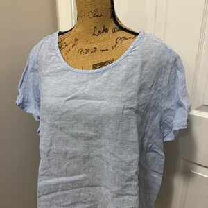 Issac Mizrahi Linen Top